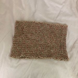 brandy melville floral tube top